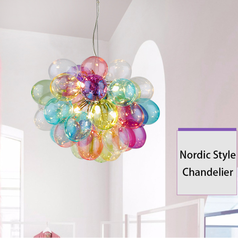 Nordic Glass Bubbles Pendant Lamp